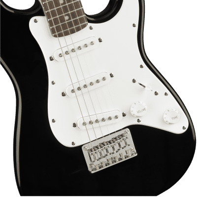 Squier Mini Stratocaster with Laurel Fretboard 2020s Black image 3