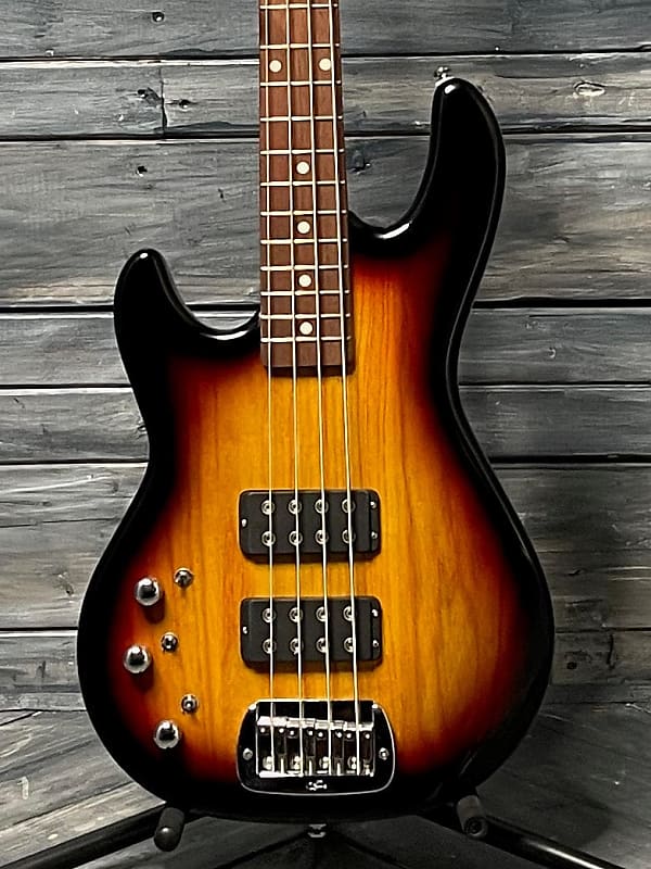 G&L Left Handed L-2000 Tribute 4 String Electric Bass- 3-Tone Sunburst image 1