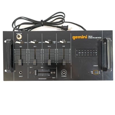 Gemini PMX-350 Stereo Mixer Dual CDJ-15 CD Players PM-100 Active Speakers