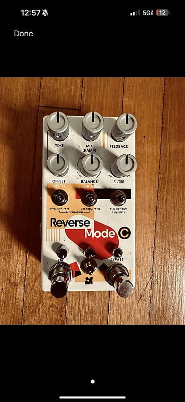 Chase Bliss Audio Reverse Mode C