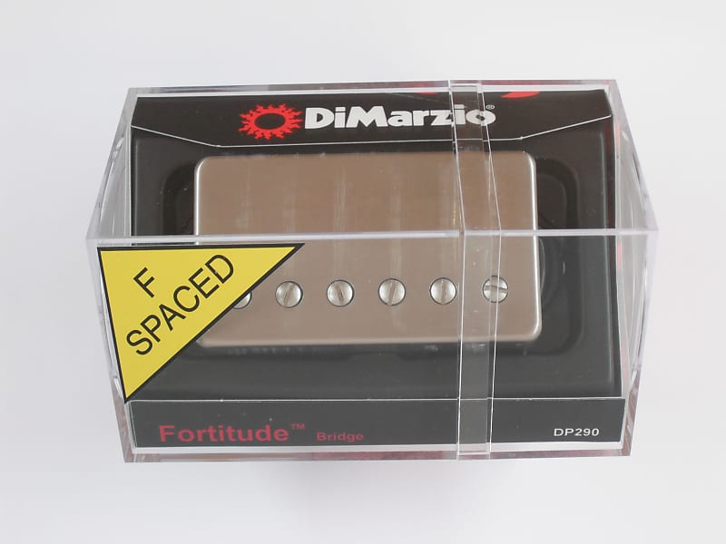 DiMarzio F-spaced Fortitude Bridge Humbucker W/Aged Nickel Cover DP 290 image 1