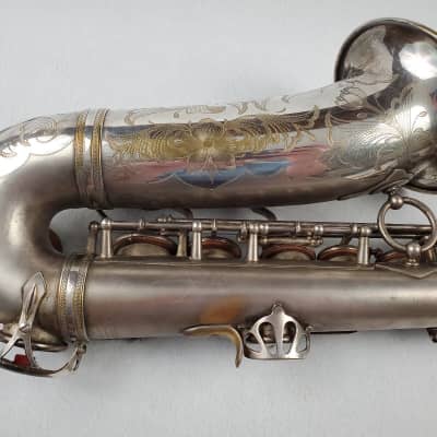 SELMER Balanced Action BA Alto Saxophone - Satin Silver Plated w Gold Wash Bell! image 10