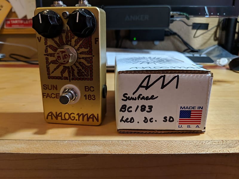 Analogman Sunface BC183 w/Sundial Fuzz Face