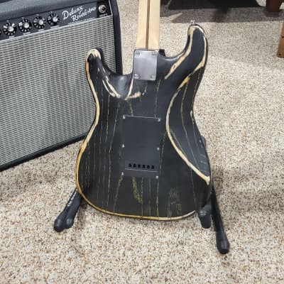 Road Worn Black JImCat Stratocaster image 4