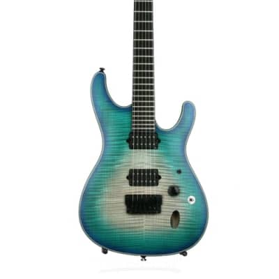 Ibanez SIX6DFM DCB Dark Space Burst Flame Top Iron Label S Series