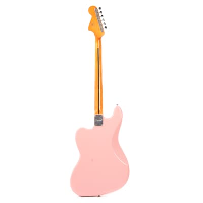 Squier Classic Vibe Bass VI Shell Pink w/Matching Headcap & 3-Ply Parchment Pickguard (CME Exclusive) Pre-Order image 5