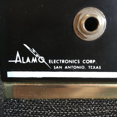 Alamo Model 2562 Challenger Amp Late 1960’s/ Early 1970’s Black/Silver image 4