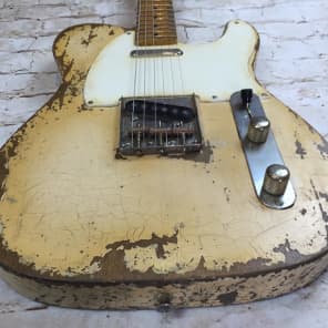 Fraser Guitars - Aged White 50s Telecaster Guitar Vintage Relic custom shop image 6