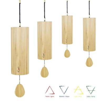 Pick & Boch  Vente Koshi chimes - Complete pack `` The 4 Elements '' Aqua  + Aria + Ignis + Terra