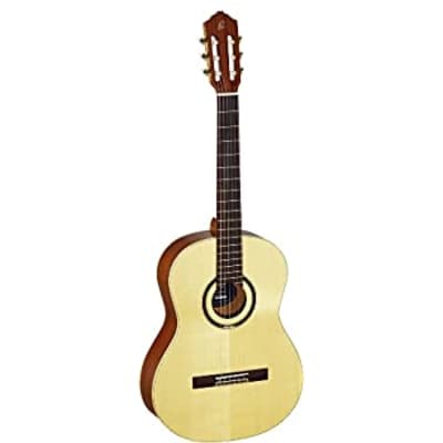 Ortega Guitars Feel Series R138SN, Solid Canadian Spruce Top, Mahogany Back & Sides w/Deluxe Ba g image 2