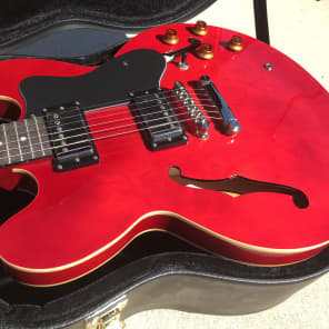 Epiphone Dot CH 335 Cherry Red Semi hollow body Archtop | Reverb