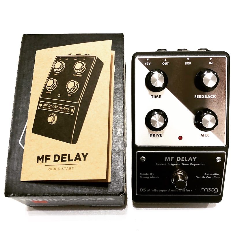 Moog MF Delay 05 Minifooger Analog Guitar Effects Pedal