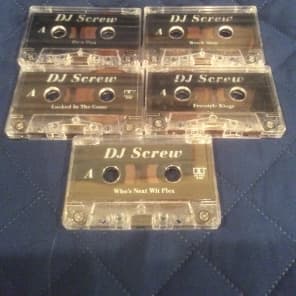 DJ SCREW SCREW TAPES DJ SCREW CLEAR TAPES 1995-2000 CLEAR