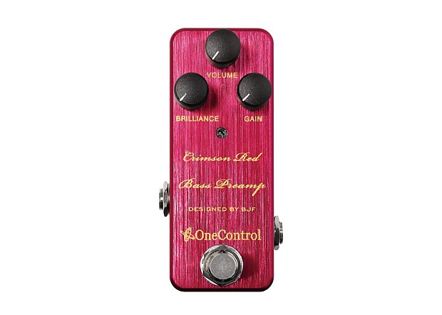 One Control Crimson Red Bass Preamp image 1