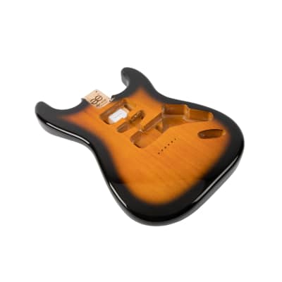 AE Guitars® S-Style Alder Replacement Guitar Body 2 Tone Sunburst image 2
