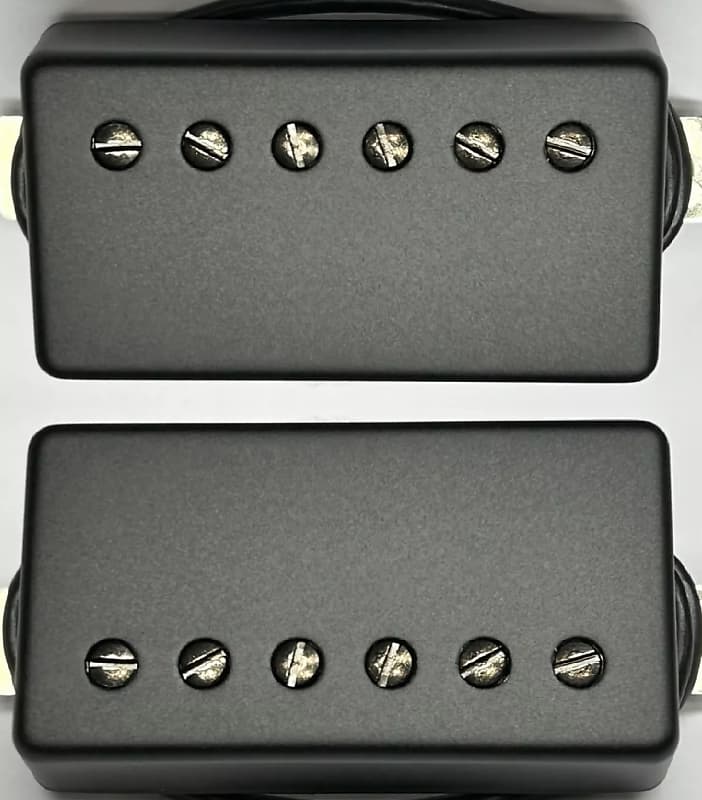 Seymour Duncan Nazgul Trembucker & Sentient 6 String Humbucker Powdercoat  Matte Black Covers Set