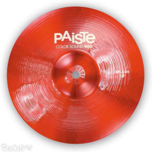 Paiste 10 inch Color Sound 900 Red Splash Cymbal image 2