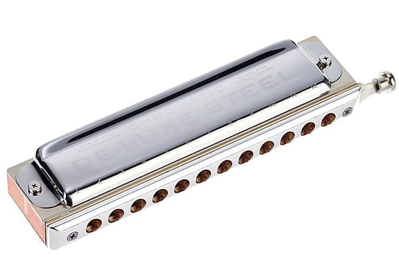 Seydel DELUXE STEEL Chromatic Harmonica, Key of Orchestra C Seydel DELUXE STEEL Chromatic Harmonica, Key of Orchestra C