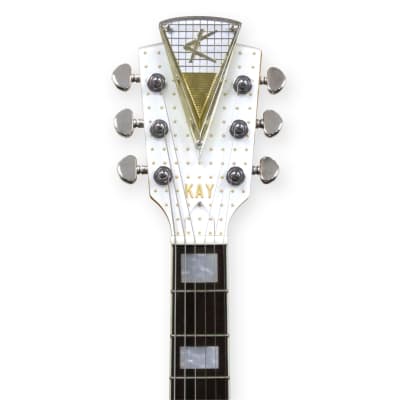 Kay Reissue Barney Kessel Gold "K" Signature Series Artist K6700V - Natural Blonde image 5