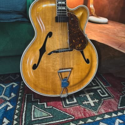 1959 Roger Super CA Blonde Hollow-Body Electric Guitar for sale