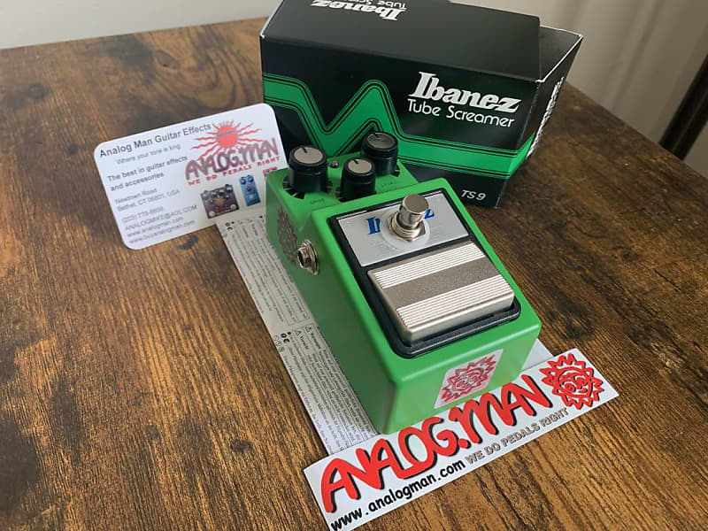 Ibanez TS9 Tube Screamer W/Analogman 808 Silver Mod & True | Reverb