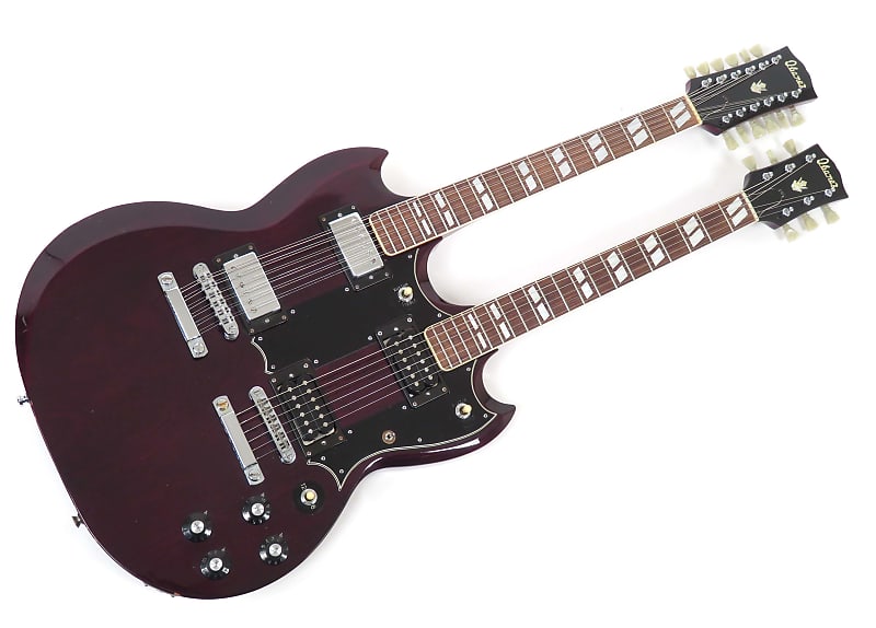 1974 Ibanez 2402 Double Neck 12/6 - Cherry - Rare Early Side 1974 Ibanez 2402 Double Neck 12/6 - Cherry - Rare Early Side