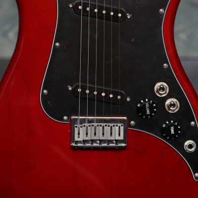 DEMO Fender Player Lead II, Pau Ferro Fingerboard, Crimson Red Transparent image 8