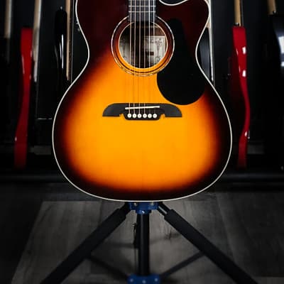 Alvarez RF26CE OM Acoustic/Electric Guitar - Sunburst - Gig Bag Included image 2