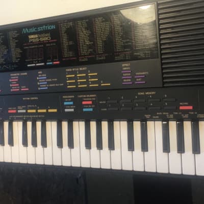 Yamaha PSS-580 80s Portasound FM MIDI keyboard digital synth