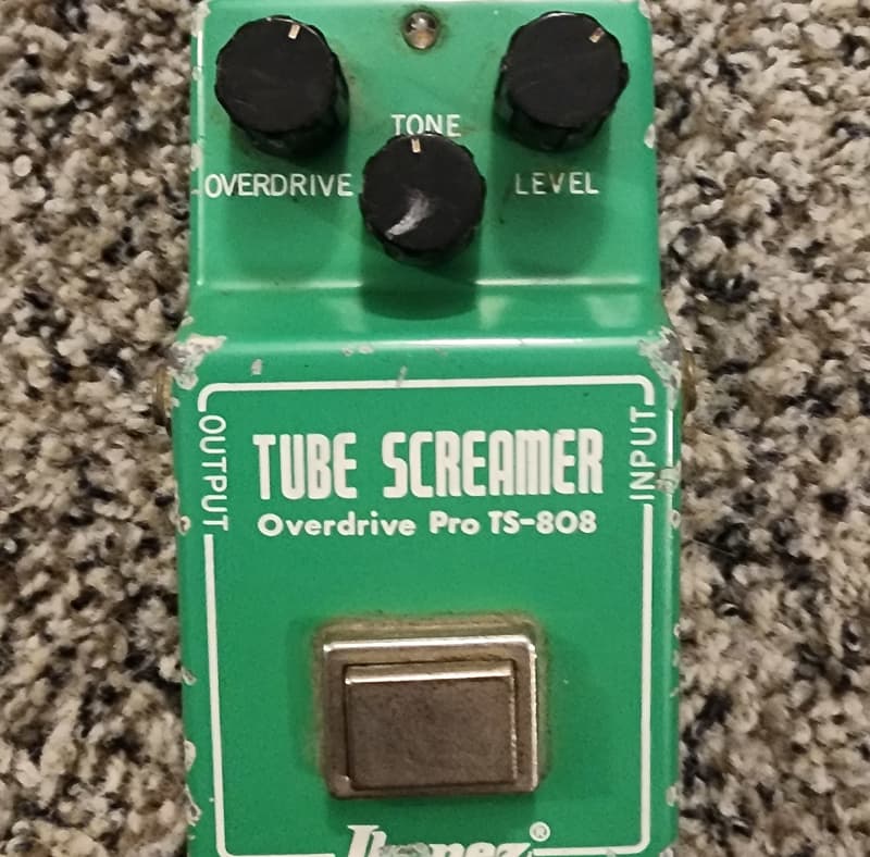 Vintage Ibanez TS-808 Tube Screamer with trademark and JRC4558d image 1