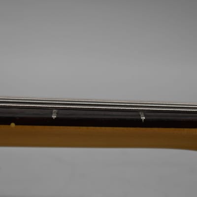 Circa 1991 Fender MIJ Fujigen Factory Jazz Bass Black Finish Left-Handed Electric Bass image 12