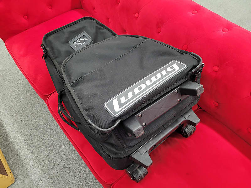 Ludwig Bell/Snare kit combo bag with wheels Black Reverb