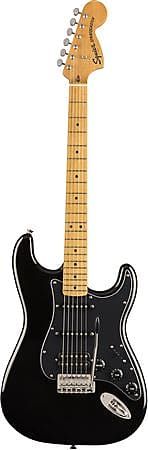 Squier Classic Vibe 70s Stratocaster HSS Maple Neck Black image 1