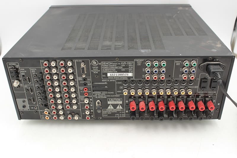 Denon AVR-2807 AL24 Processing Plus 7.1 Channel Surround Sound Receiver -  tested