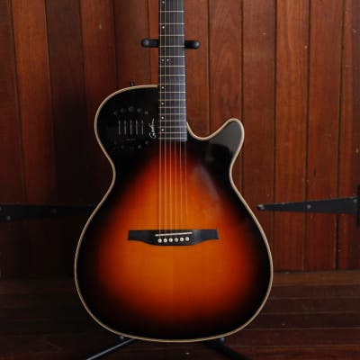 Godin Multiac Steel Duet Ambience Sunburst Acoustic-Electric Guitar Pre-Owned image 2