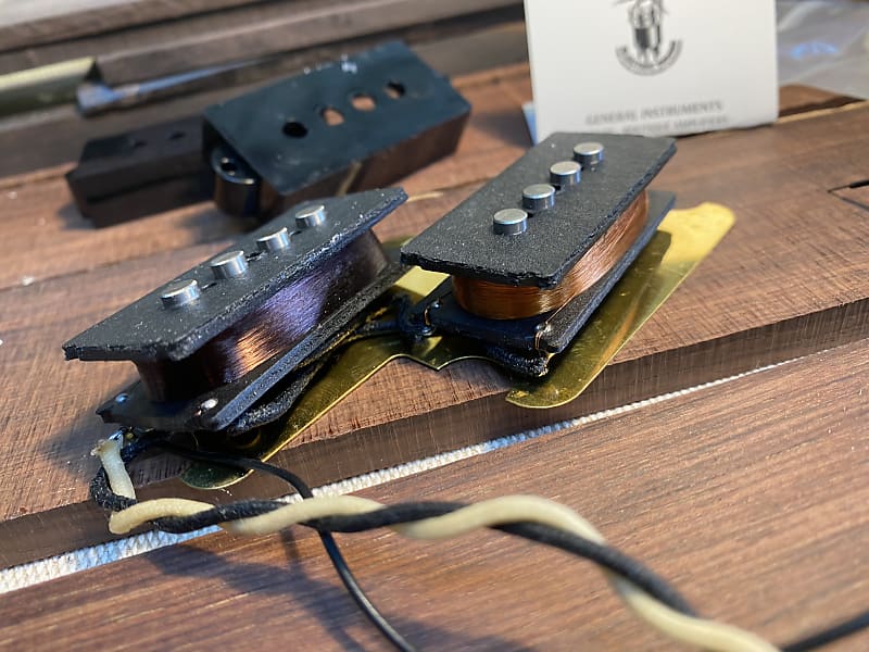 General Vintage Tone  Precision Bass Pickups  1960 Hand wound real scatter wound true vintage image 1