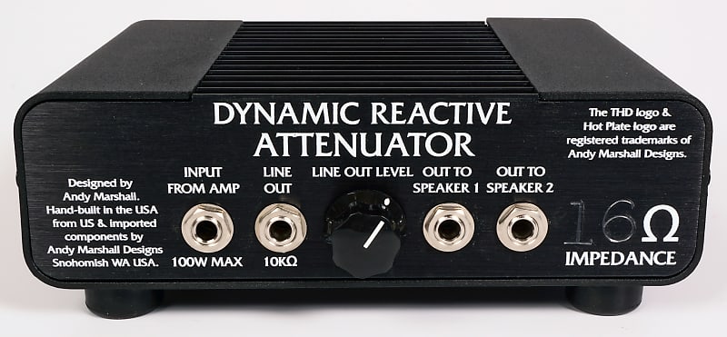 Brand New THD 16 Ohm Hot Plate Reactive Attenuator and Load Box