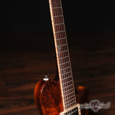New Orleans Guitar Company Voodoo Custom w/ Case - Redwood Burl image 4