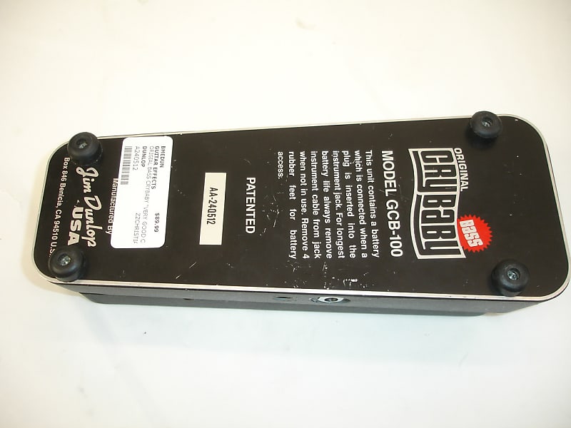 Dunlop GCB100 Bass Cry Baby Wah | Reverb Canada