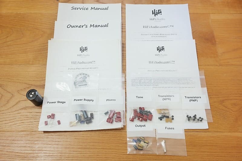 Harman Kardon Citation 11 restoration kit filter capacitor repair rebuild fix  			