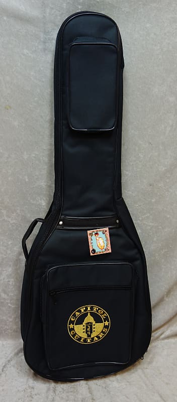 Capitol Guitars Henry Heller HGB-DE2 double electric guitar gig bag in black image 1