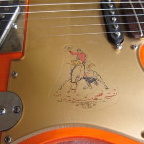 Waterslide USA 'Roundup' Strat-O-Tele Guitar Western Orange Stain w/Fralin Telecaster Pickups & HSC image 8