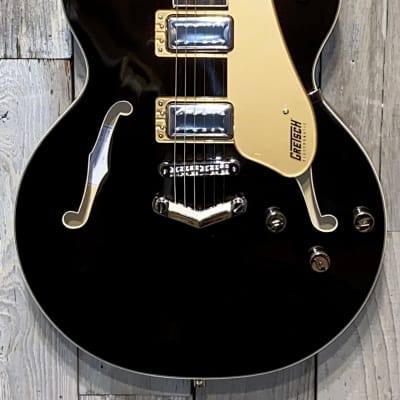 Gretsch G5622 Electromatic Center Block Double Cutaway with V-Stoptail 2021 Black Gold image 4