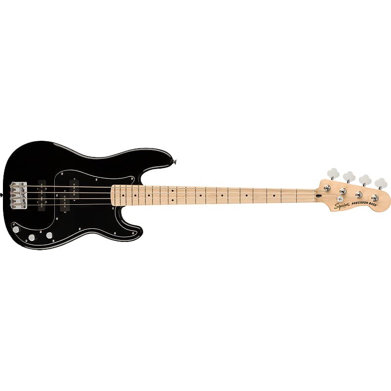 Fender Squier Affinity Series Precision Bass PJ, Maple Fingerboard, Black image 1