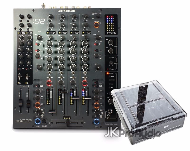 ALLEN & HEATH XONE 92 DJ MIXER 6 CHANNEL w/ FREE DECKSAVER XONE:92 fader