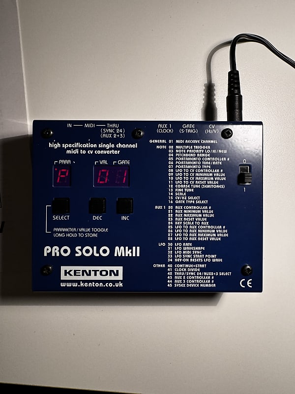 Kenton Pro-Solo MkII 2000's - Blue | Reverb