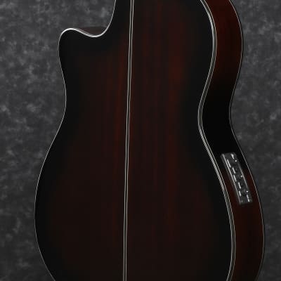 Ibanez GA35TCE-DVS Classic Guitar + Preamp, 6 String Dark Violin Sunburst High Gloss image 2