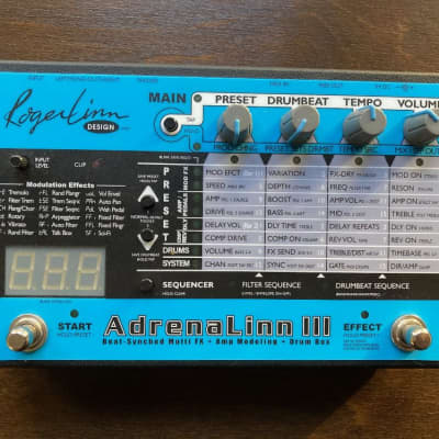 Roger Linn AdrenaLinn III Blue 2010s | Reverb Roger Linn AdrenaLinn III Blue 2010s | Reverb