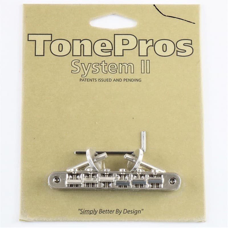 TONEPROS ABR-1 REPLACEMENT TUNE-O-MATIC NICKEL image 1