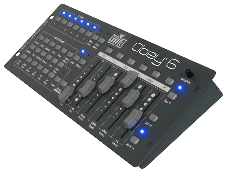 Chauvet DJ Obey 6 Compact Universal DMX-512 Controller Control Up To Six Fixtures image 1
